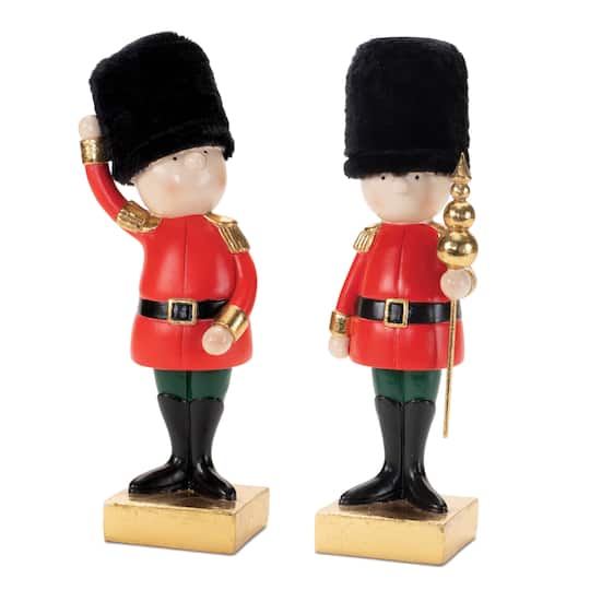Holiday Nutcracker Soldier Figurine Set